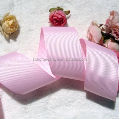 China Viable Wholesale Stock Customized Design Printed Polyester Grosgrain Satin Ribbon With Logo Brand for sale