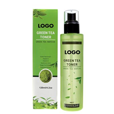 China Private Label Organic Alcohol Free Toner, Moisturizing & Calming Green Tea Matcha Facial Toner for sale