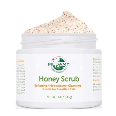 China Exfoliator Manuka Private Label Exfoliating Natural Honey Scrub For Face American National Standard Body for sale