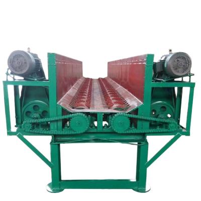 China Wood Processing Roller Horizontal Double Open Groove Log Bark Skin Veneer Wood Peeling Removing Skinning Machine for sale