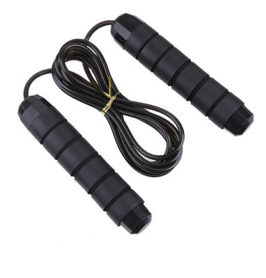 China 2021 Wholesale Cheap Adjustable Rope Length Cable Steel Wire Supporting Weighted Rope Jumping Jump Rope for sale