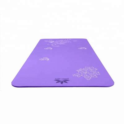 China Yoga Exercises Tape Yoga Mat Eco Friendly Anti Slip Type Custom Printed Yoga Mats for sale