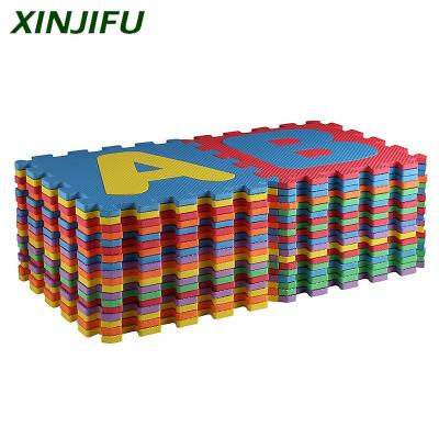 China Cartoon Toy 36 Pcs Eva Kids Foam Play Alphabet ABC Plus Numbers Puzzle Mat For Children Education for sale