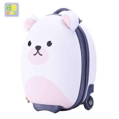 China Lovely animal trolley luggage picture and shape cute travel background luggage for child for sale