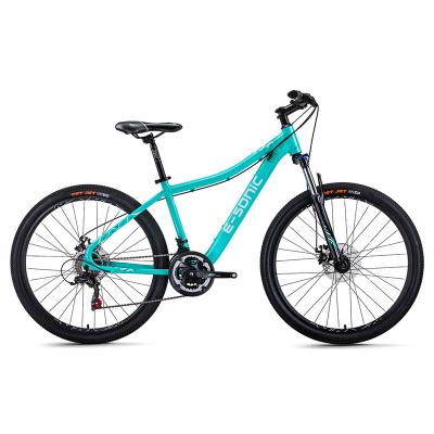 China Brand New Best Quality Aluminum Alloy 26er Mountain Bike N106 For Lady Mountain Bicycles With Lockout Suspension Fork Travel 100mm MTB Bike for sale