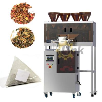 Cina The machinesMultifunctional mobile food packing triangle the leaves tea tea bag packing machine in vendita