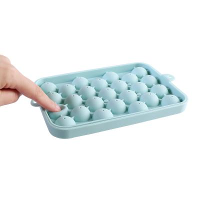 China Sustainable Hot Sale Easy-Release Flexible Silicone Ice Cube Trays for sale