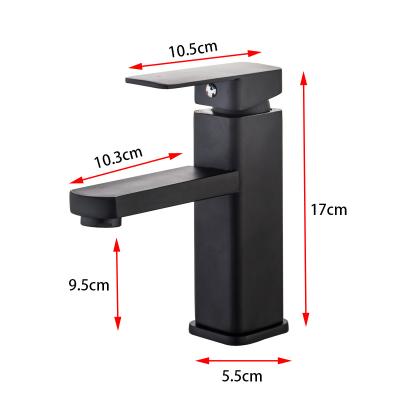 China Thermostatic Faucets Free Shipping Paint Faucet Sink Faucet Bathroom Basin Faucet Mixer Tap Hot Cold Single Hole Black Shipping for sale