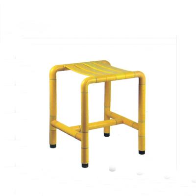 China Durable Hot Sales Bathroom Equipment Resin Metal Bath Chairs Shower Stool For Elderly for sale