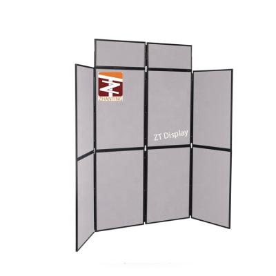 China KT Aluminum And Folding Board Screen For Advertising Campaigns And Clipping Up Space Portable Folding Billboards for sale