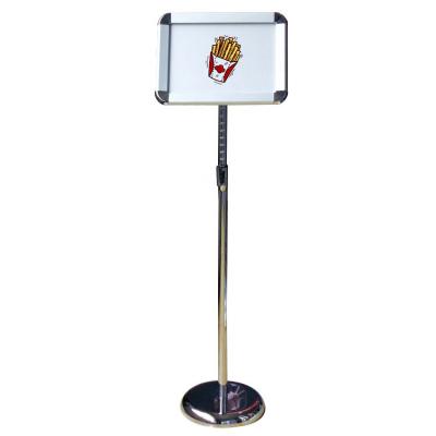 China Adjustable Aluminum Foil Advertising Poster Stand For Display for sale