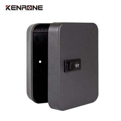 China Hot Selling Rental Houses 20 Key Master Cabinet Key Storage Box Wall Safe Mount With Combination Lock for sale