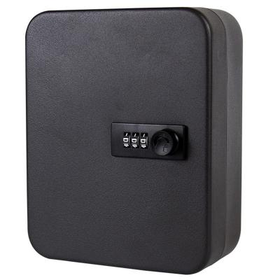 China Factory 20 Keys Hot Sale Key Rental Homes Storage Box Safe Wall Mount Master Cabinet With Combination Lock for sale