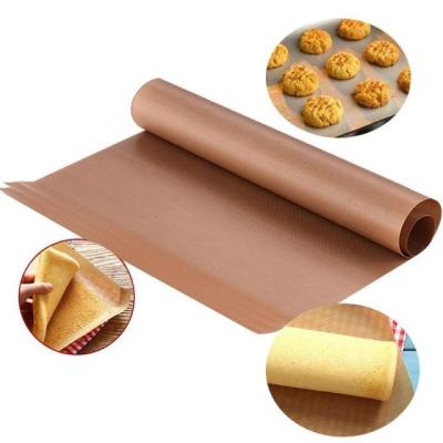 China Disposable Super Smooth Non-Stick PTFE Mat Heat Resistant Mat For Baking 0.2mm Pastry Tools Polybag Baking Bag for sale