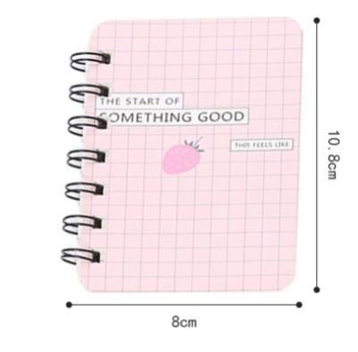 China Eco-friend 2021 2022 Mini Notebook schools for students supplies stationery kids cute notebook kawaii spiral notebooks portable diary for sale