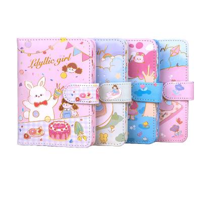 China High Quality PU Cartoon Notebook Diary Diary School Stationery School Stationery Girl's Magnetic Notebook for sale