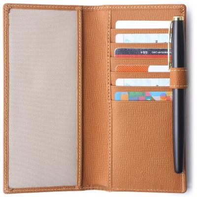 China Hold Checkbook Customize Checkbook Cover PU Leather Checkbook Wallets With Pen Holder for sale