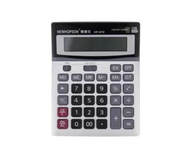 China LARGE LCD Display Dual Memory Calculator 12 Digits General Purpose Dual Power, Check&Correct Calculator for School and Office Use for sale