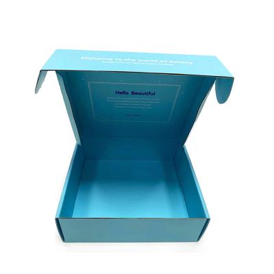 China Recyclable Custom Printed Apparel Boxes Fold Up Corrugated Box , Handbag Boxes for sale