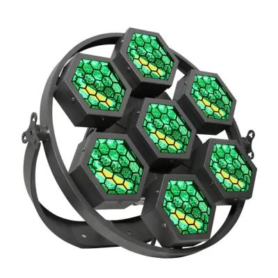 China Mini Size 7 Lamp LED 7-Halo Hexa LED Pixel Light Portman Light Retro Stage Lights for sale