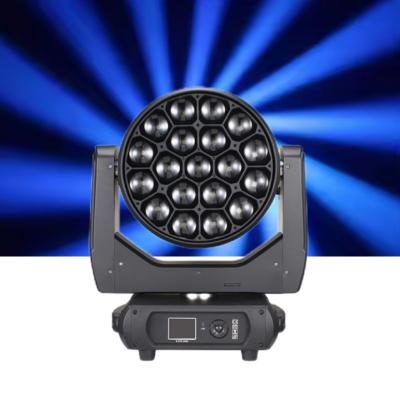 China Bee Eye 19x40w LED RGBW 4in1 Wash Zoom 1940 Moving Head Stage DJ Disco Event Lights for sale