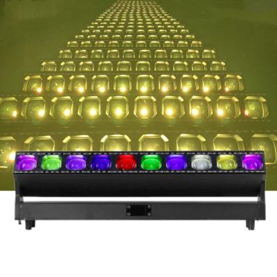 China Super Brightness 10*60W Dotline RGBW LED Pixel Beam Zoom Wash Bar Moving Head Light for sale