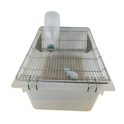 China PC Polycarbonate PP Viable Polypropylene Tubs CP5 r3 Stainless Steel Mouse Rat Breeding Rodent Lab Mouse Animal Cages for sale