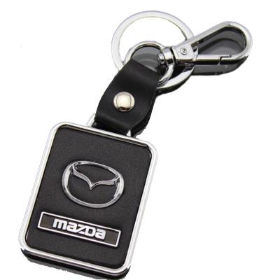 China Wholesale PU High Quality Metal Souvenir Gifts Promotion Car Leather Custom Keychains for sale