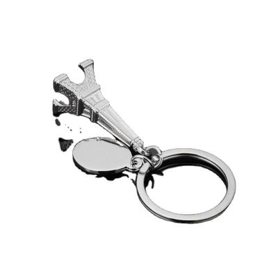 China Souvenir Gifts Promotion Gift Sports Style Eiffel Tower Novelty Alloy Metal Key Chain for sale