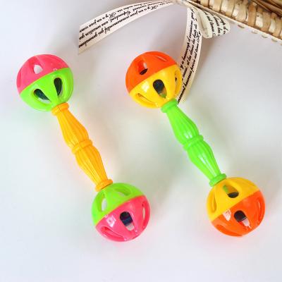 China Cheap Eco-friendly Plastic Baby Rattle Bell Toys For Sale for sale