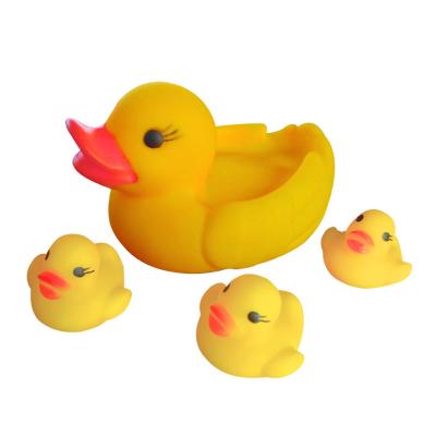 China Bath Toy Amazon Hot Sale Cheap Rubber Duck 5pack Baby Swimming Bath Toy With High Quality for sale