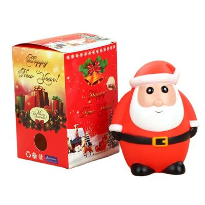 China Custom Made Christmas Custom Kids Cartoon Coin Bank Snowman Gift Piggy Gift for sale