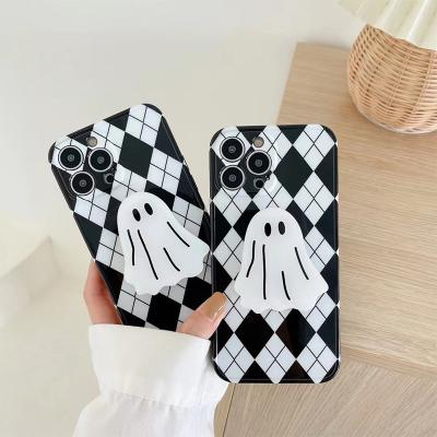 China Wholesale designer shockproof luxury soft custom ghost cover bags mobile phone shockproof sublimation outlet factory cute smartphone case for sale