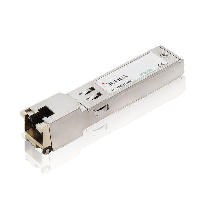 China 1000M Ethernet Optical Transceiver Gigabit Copper Rj45 Sfp Module Compact Design for sale