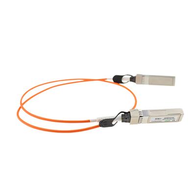 중국 SFP+ 1m MMF 활동적인 광케이블, 850nm VCSEL 레이저 10G 섬유 케이블 판매용