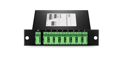 China LGX PLC Splitter Fiber Chassis Modular Design For High Density Gigabit Ethernet for sale