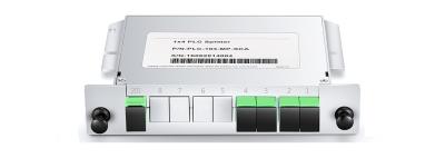 China Mini Plug - In Type Fiber Optic PLC Splitter Terminal Box For PON / FTTH Network for sale