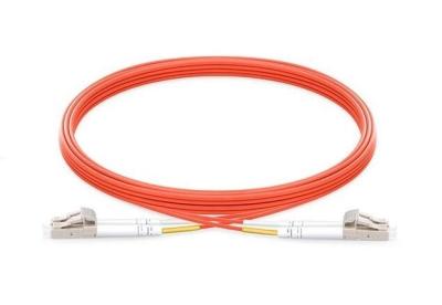 China OM1 Multimode Fiber Optic Patch Cord 62.5/125μM Low Insertion Loss For CATV for sale