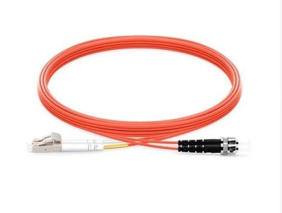 China 2.0mm PVC OM1 Multimode Fiber Patch Cord , Lc To St Fiber Patch Cable RoHS Compliant for sale