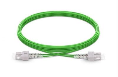 China SC UPC To SC UPC Fiber Optic Patch Cord  Duplex 2.0mm LSZH OM5 Multimode Wideband for sale