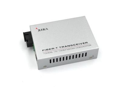 China Duurzame 10/100M Vezel aan Rj45-Media Convertor, Enige de Media van de Wijze Enige Vezel Convertor Te koop