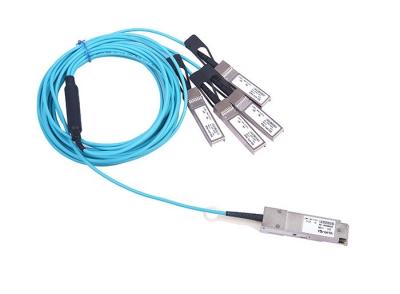 China 850nm OM3 QSFP Fiber Cable / Gigabit SFP Cable CE Approved 1.5W Support DDM for sale