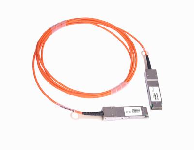 China 4 Channel 850nm Parallel 40 Gig Fiber Cable , 3-100m QSFP Breakout Cable for sale