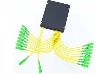 China Box Type Fiber Optic PLC Splitter Stability 2xN Splitters For CATV System , High Reliability and Stability en venta