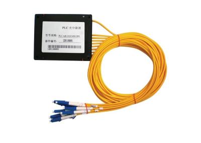 China 1xN Multimode Fiber Optic PLC Splitter For Passive Optical Device Low PDL for sale