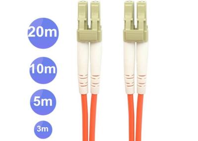 China LC dual al cable a dos caras con varios modos de funcionamiento del remiendo de la fibra óptica del LC para CATV y la red en venta