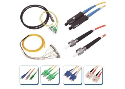 China OS1/ / OS2 Fiber Optic Patch Cord For 10Gbps Networks MM Cables Type for sale