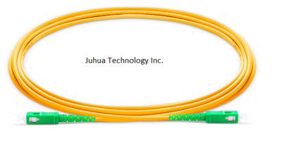 China Simplex PVC Fiber Optic Patch Cord for sale