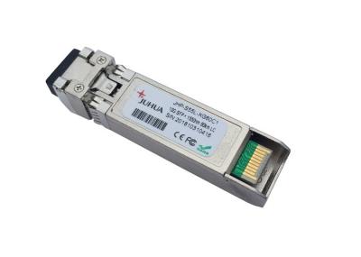 China LC enchufable del ER los 60km del transmisor-receptor de 10Gb/s SFP+, a dos caras caliente, 1550nm, EML, receptor del PIN, unimodal, DDM en venta