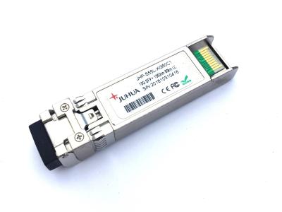 중국 Huawei 호환성 10GBASE SFP+ 단위는 싱글모드 섬유 송수신기 1550nm, EML의 PIN 수신기 섬유 60km LC 이중으로 합니다 판매용